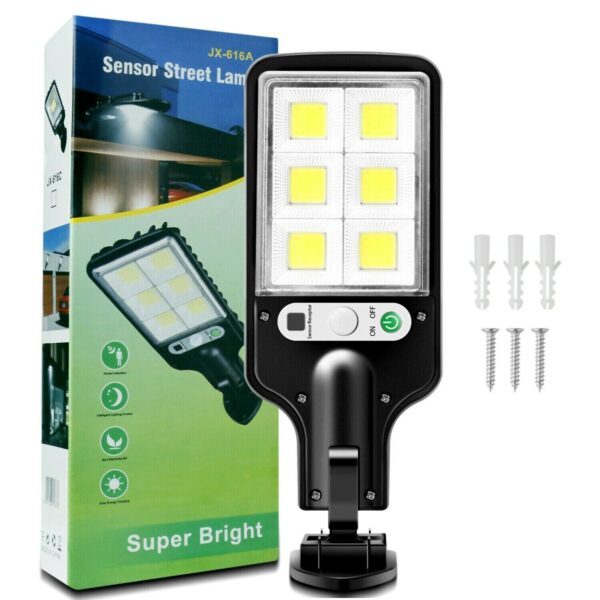 LED Solar Motion Sensor Light Bright Garden Outdoor Street Wall Lamp Solar Wall Lamp Lights Outdoor Road Lamp For Garden, Yard, Garage, Path - Image 6