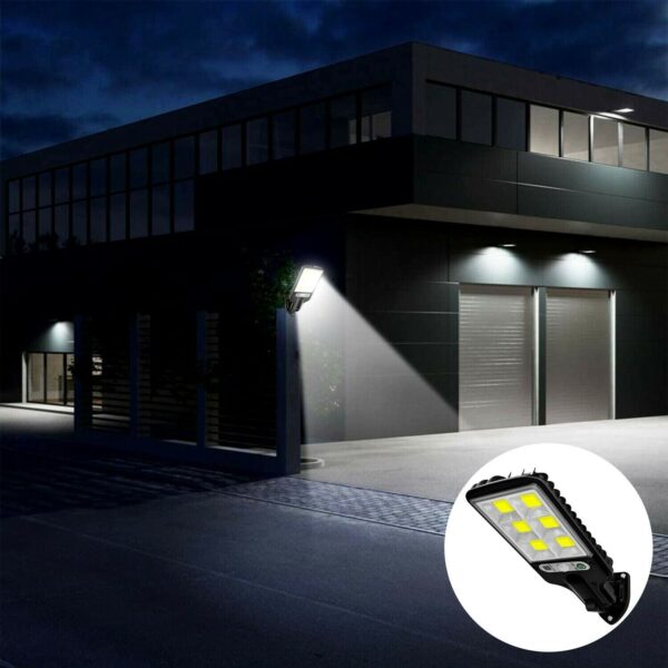 LED Solar Motion Sensor Light Bright Garden Outdoor Street Wall Lamp Solar Wall Lamp Lights Outdoor Road Lamp For Garden, Yard, Garage, Path - Image 9