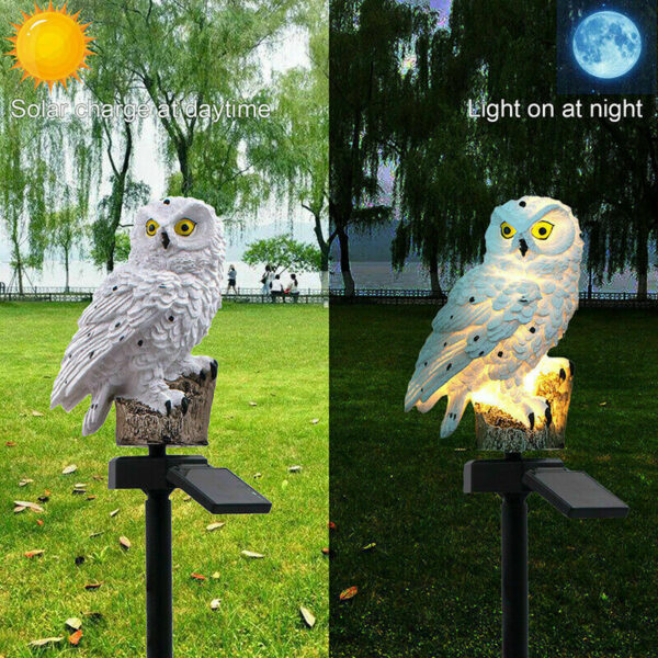 Solar Power LED Owl Parrot Lawn Light Outdoor Waterproof Garden Landscape Lamp - Image 5