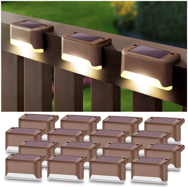 Solar Step Light Outdoor Garden Light Night Light LED Guide Light Ladder Stair Light Balcony Decoration Waterproof - Image 2