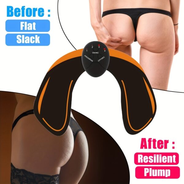 Hip Trainer, Buttock Lift Massage Device Smart Fitness Exercise Gear Home Office, Portable U-Shape Butt Lifting Workout Equipment Gifts For Women - Image 2