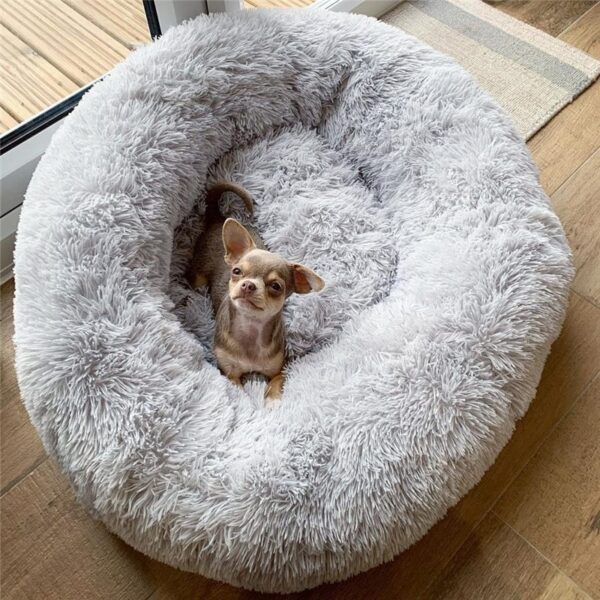 Dog Bed Super Soft Washable Long Plush Pet Kennel Deep Sleep Dog House Velvet Mats Sofa For Dog Basket Pet Cat Bed - Image 2